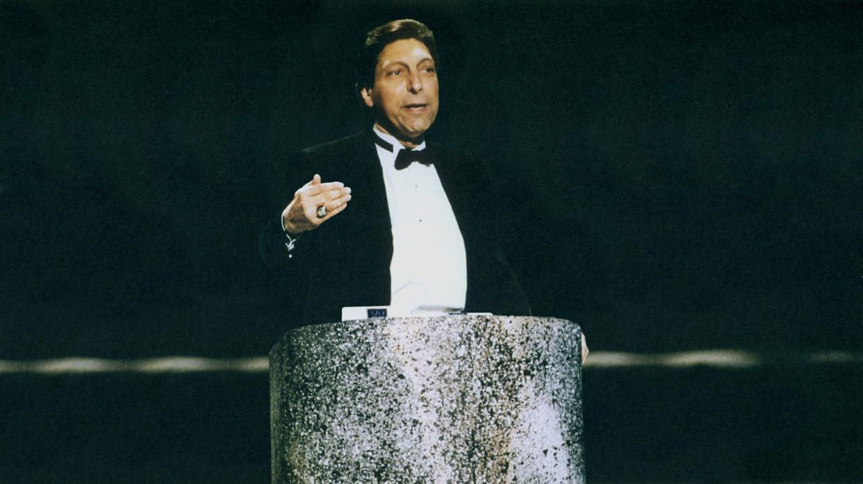 Jimmy V during his speech. (Business Wire/AP Photo)