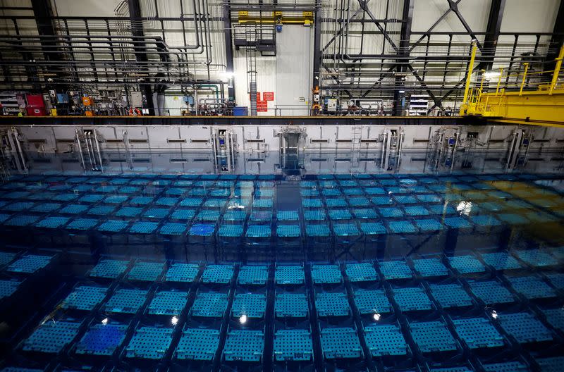 France's only nuclear waste reprocessing plant in La Hague