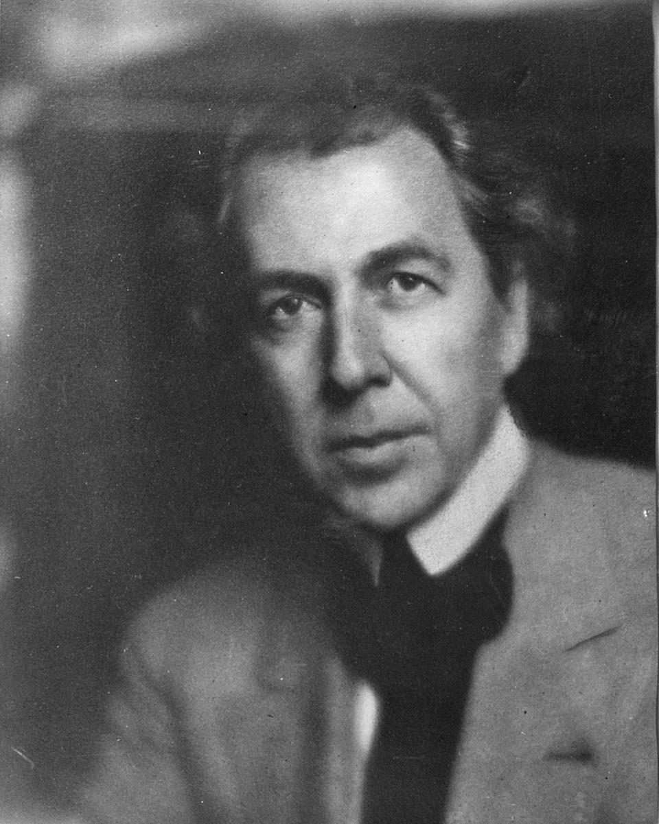 An undated portrait of Frank Lloyd Wright.