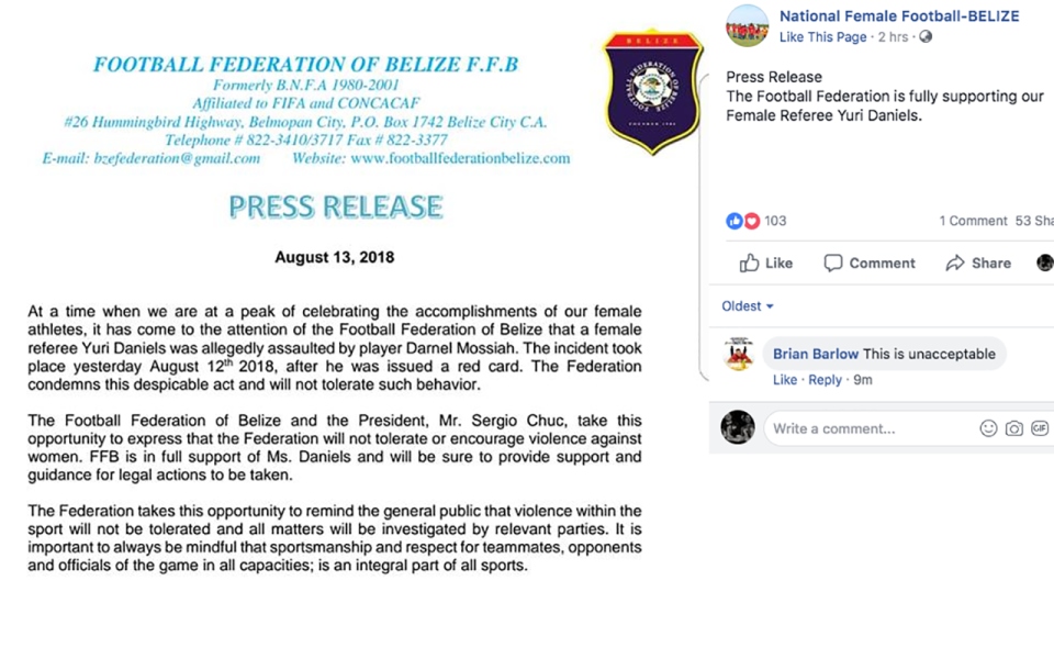 The Federation’s official statement.