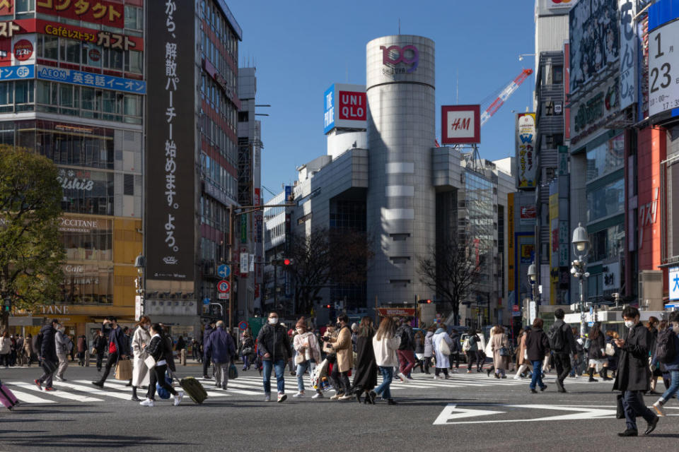 澀谷區每坪平均租金13.9萬日圓，按年增3.4%，是連續三個季度增長