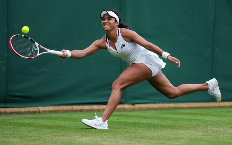 Heather Watson is looking to reach the third round at Wimbledon for a fourth time - GETTY IMAGES