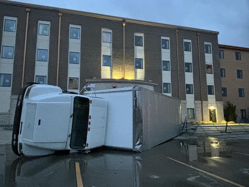 Garden City damage (KSN Meteorologist Jack Maney)