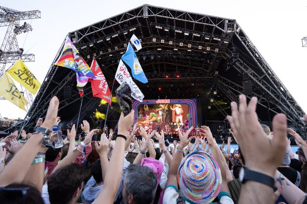 Glastonbury's iconic Pyramid Stage