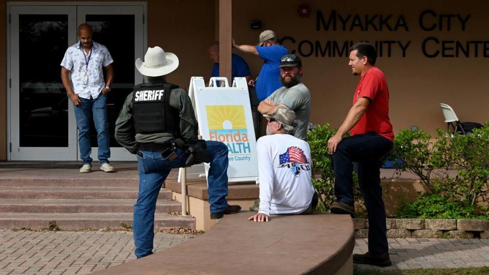 Manatee County Sheriff’s Sgt. Rob Hendrickson is familiar face in Myakka, helping with animals and emergencies that arise. During Hurricane Ian, Hendrickson and his team stayed busy, answering 90 calls for service over three days.