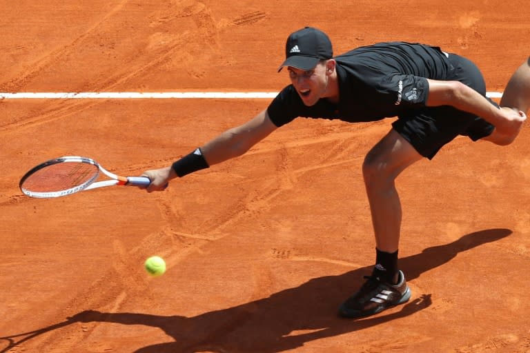 Austrian Dominic Thiem saved a match point in his three-set victory over Andrey Rublev in Monte Carlo