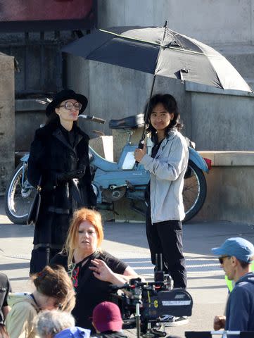 <p>AbacaPress / SplashNews</p> Angelina Jolie and Maddox Jolie-Pitt on the Paris set of 'Maria'