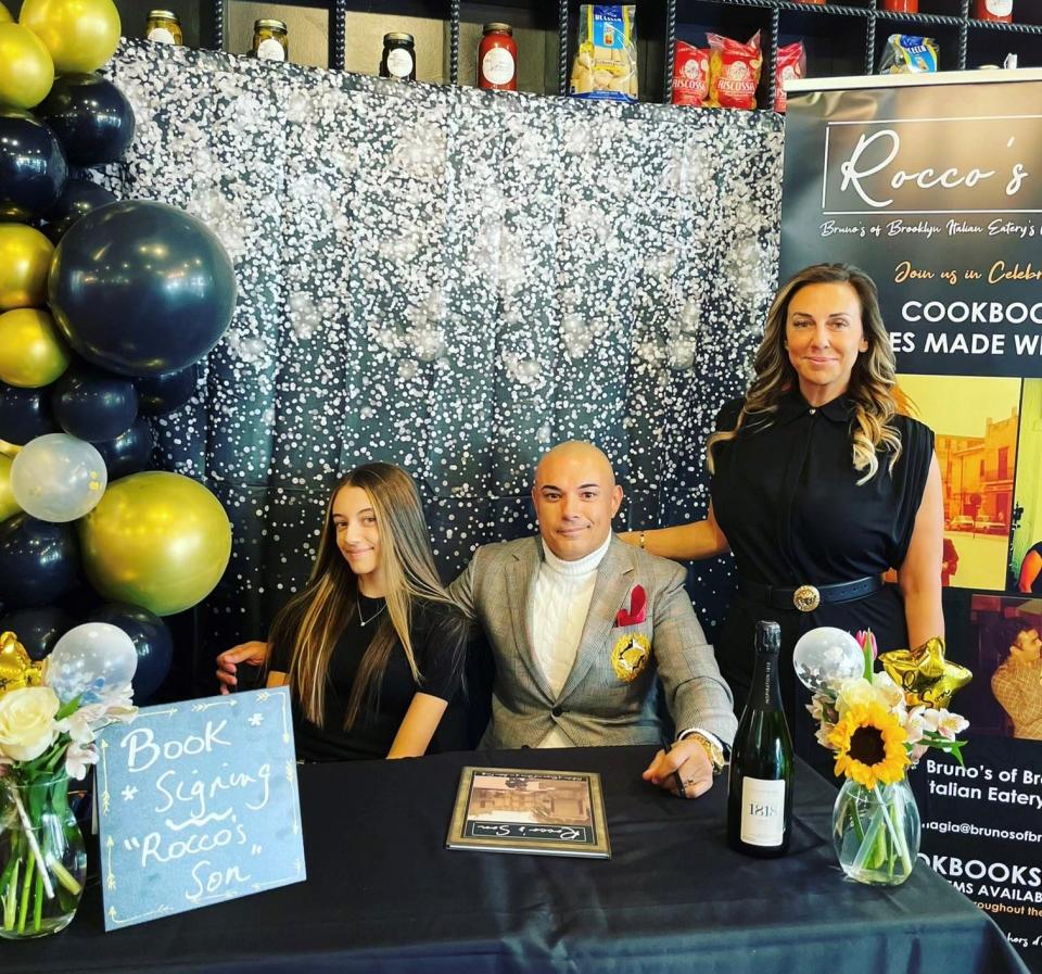 Genevieve and Cal Bruno, shown here with their daughter Bianca, opened Bruno's of Brooklyn in 2014.