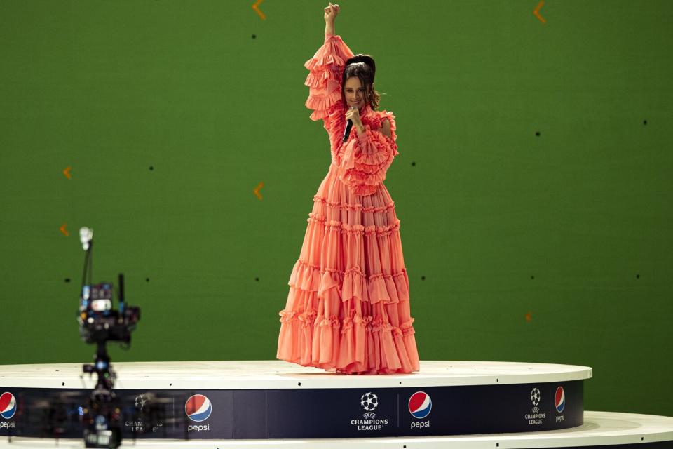 Camila Cabello is soon to be announced as the headline music artist for the 2022 UEFA Champions League Final Opening Ceremony presented by Pepsi