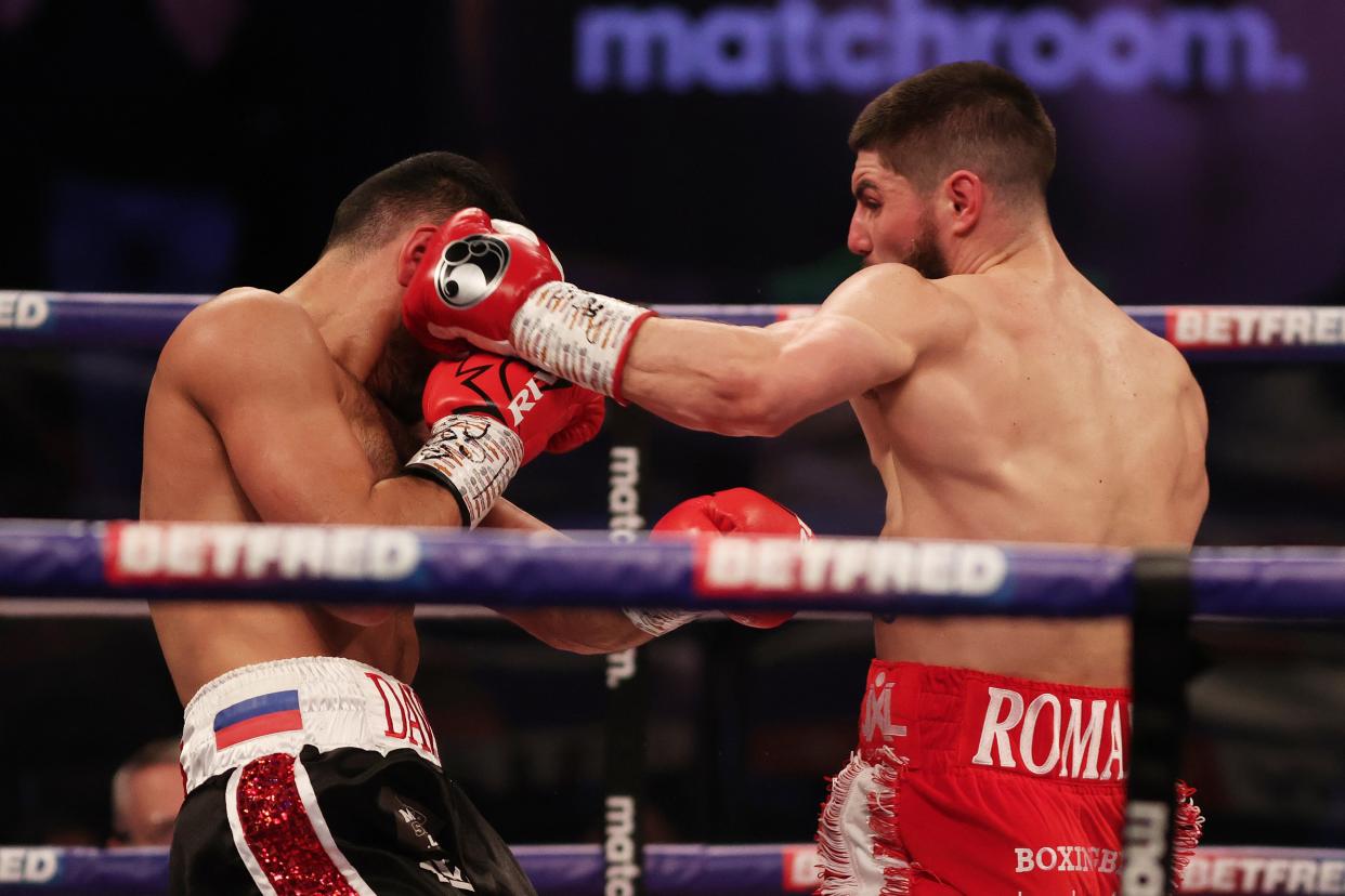 <p>Josh Kelly was unable to take the European welterweight belt from David Avanesyan</p> (Mark Robinson Matchroom Boxing)