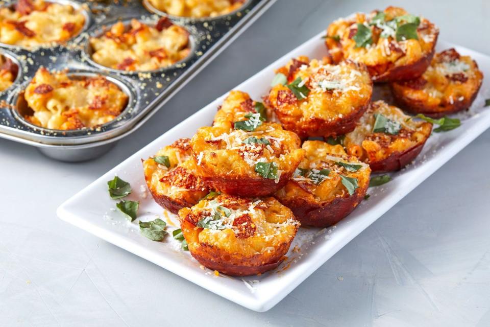 Mac & Cheese Pizza Bites