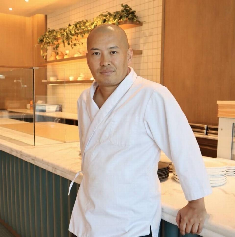 Chef Yazu Tanaka, who will be serving Japanese specialties at Sushi Yazu Tanaka at The B100M in downtown Miami.