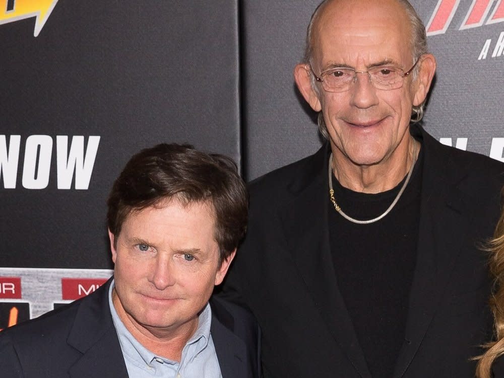 Michael J. Fox (l.) und Christopher Lloyd waren nicht sofort Freunde. (Bild: imago/agefotostock)