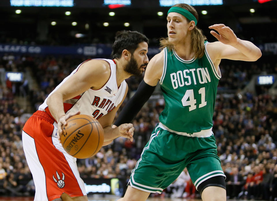 Kelly Olynyk had 23 points and five rebounds in the Celtics loss Saturday. (John E. Sokolowski-USA TODAY Sports)