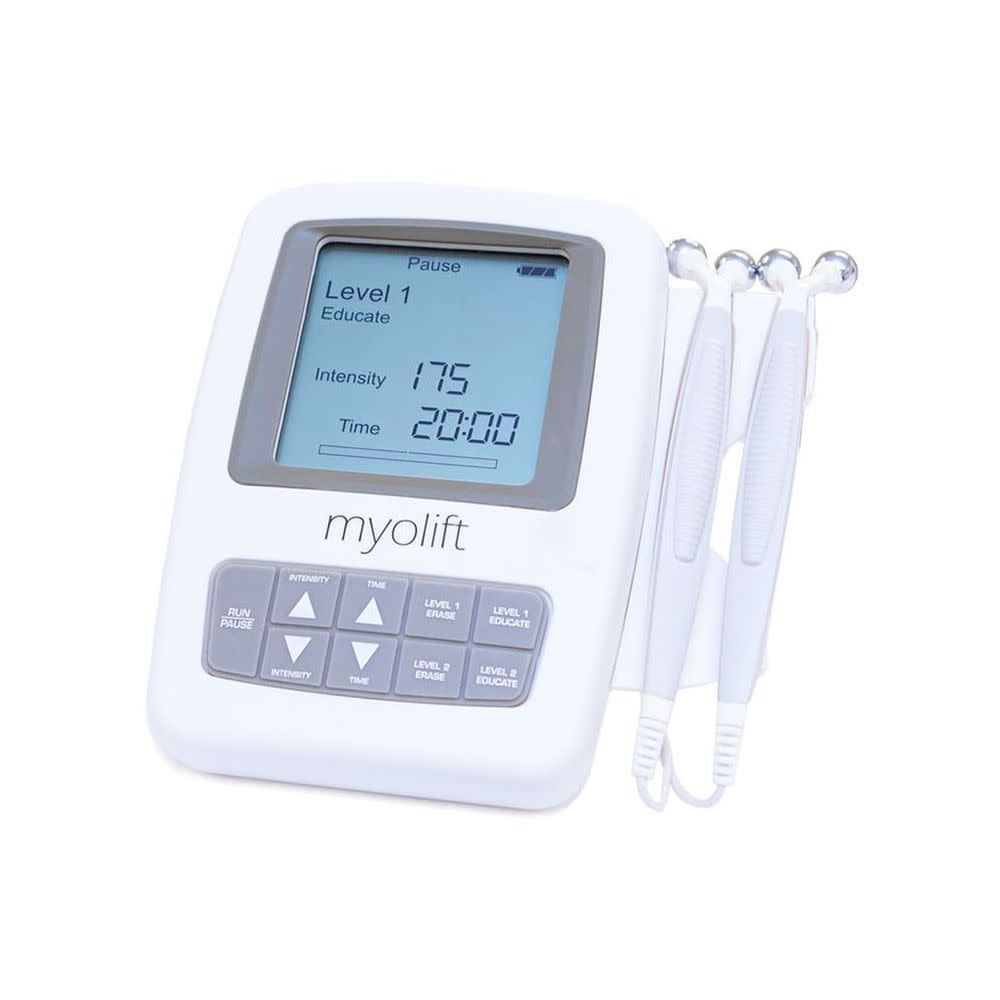 <p><a href="https://www.7ewellness.com/products/7e-myolift-microcurrent-facial-machine?gclid=Cj0KCQiAr8eqBhD3ARIsAIe-buORSB3tJugH_owTn8R_5iOFVoyeMEuIbFXROHpMSO6ww7UMvdd4mR4aAs-_EALw_wcB&hsa_acc=9311873239&hsa_cam=18412199508&hsa_net=adwords&hsa_src=x&hsa_ver=3" rel="nofollow noopener" target="_blank" data-ylk="slk:Shop Now;elm:context_link;itc:0;sec:content-canvas" class="link rapid-noclick-resp">Shop Now</a></p><p>Mini Microcurrent Device</p><p>7ewellness.com</p><p>$329.00</p>