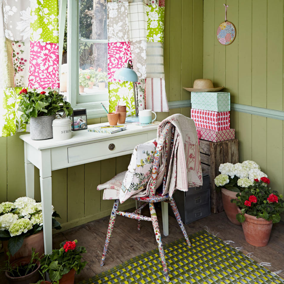 Pretty up a potting shed