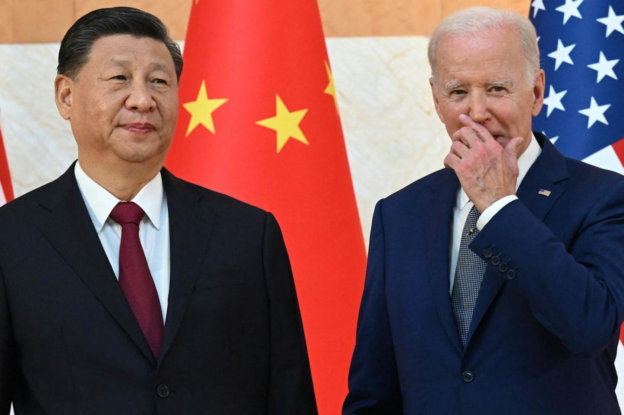 President Joe Biden and Xi Jinping are set to meet for the first time in a year. <a href="https://www.gettyimages.com/detail/news-photo/president-joe-biden-and-chinas-president-xi-jinping-meet-on-news-photo/1244770358?adppopup=true" rel="nofollow noopener" target="_blank" data-ylk="slk:Saul Loeb/AFP cia Getty Images;elm:context_link;itc:0;sec:content-canvas" class="link ">Saul Loeb/AFP cia Getty Images</a>