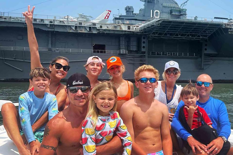 <p>Vanessa Lachey/Instagram</p> Nick Lachey, wife Vanessa Lachey and their kids