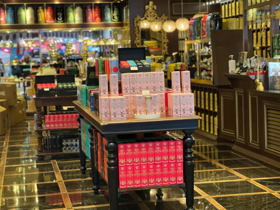 TWG Tea store at Changi airport terminal 1.