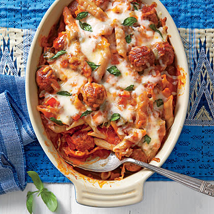 Meatball Pasta Bake