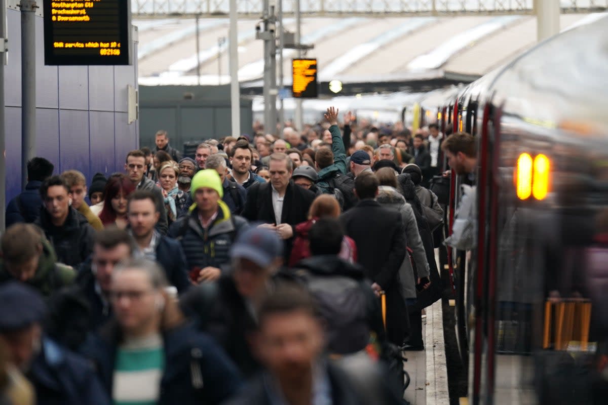 On Time Trains analysed 30 stations outside the M25 to find out which were the best – and worst – for commuters into London  (PA Wire)