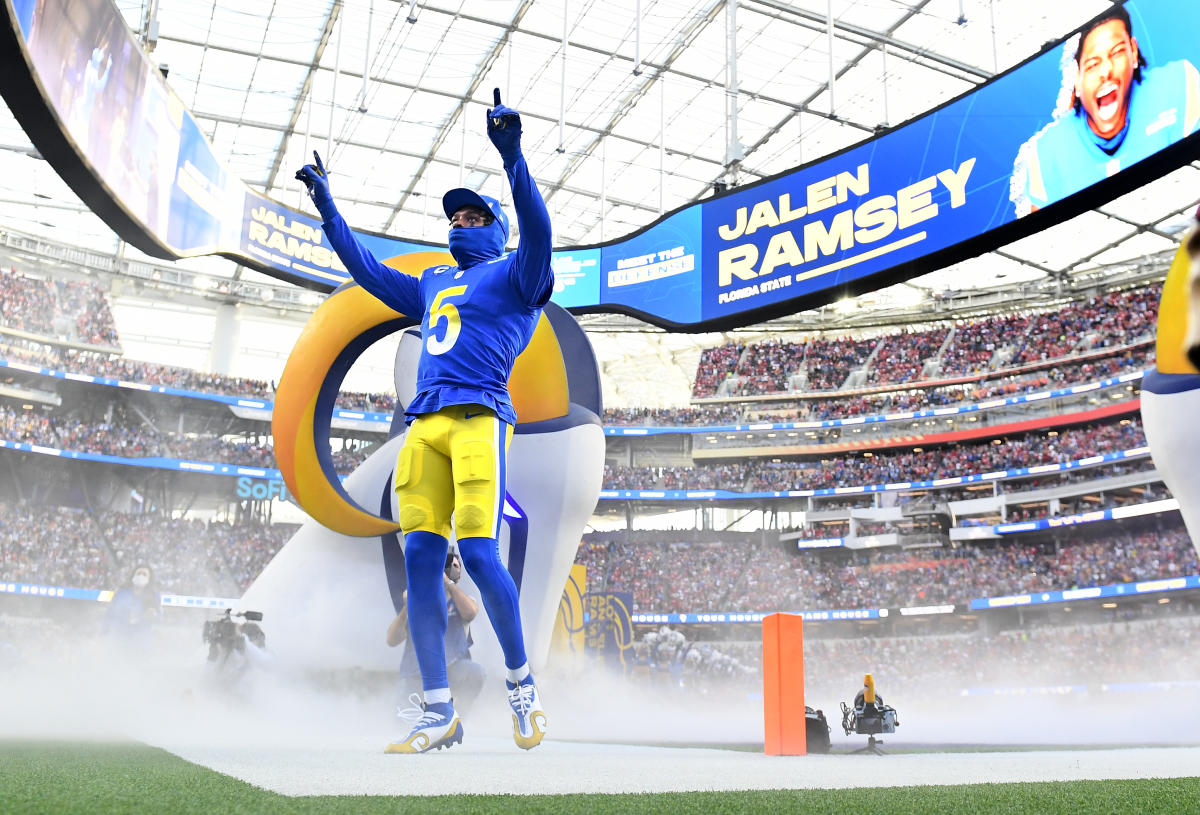 L.A. Rams Jalen Ramsey's Reaction to No Longer Being NFL's Highest-Paid  Defensive Back - Sports Illustrated LA Rams News, Analysis and More