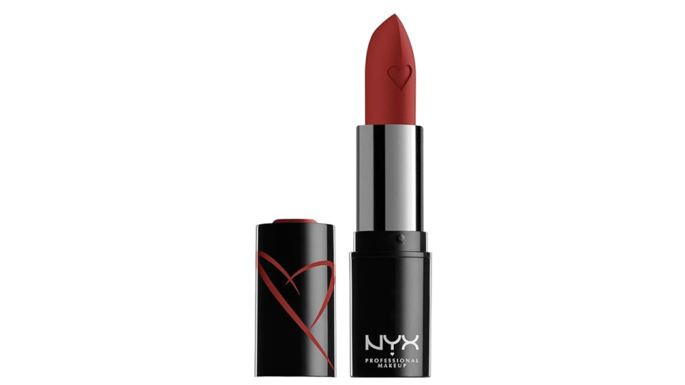 NYX PROFESSIONAL MAKEUP Shout Loud Satin Lipstick in Opinionated: $8.50