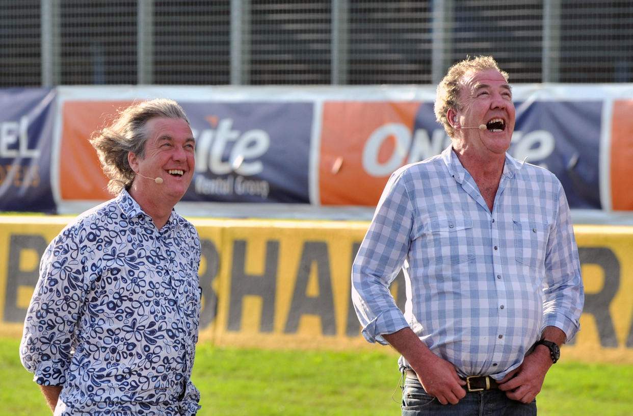 Top Gear Festival Sydney 2014  Featuring: Jeremy Clarkson,James May Where: Sydney, Australia When: 09 Mar 2014