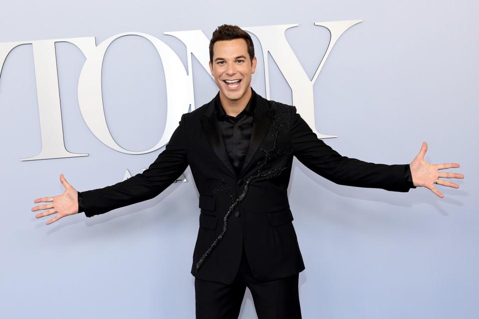 <p>Dimitrios Kambouris/Getty </p> Skylar Astin on June 16, 2024