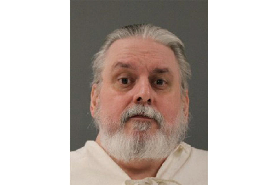 This booking photo provided by the Texas Department of Criminal Justice shows Brent Ray Brewer. The Texas inmate whose attorneys say received a death sentence due to false and unscientific expert testimony faced execution, Thursday evening, Nov. 9, 2023, for fatally stabbing an Amarillo man during a robbery more than 33 years ago. (Texas Department of Criminal Justice via AP)