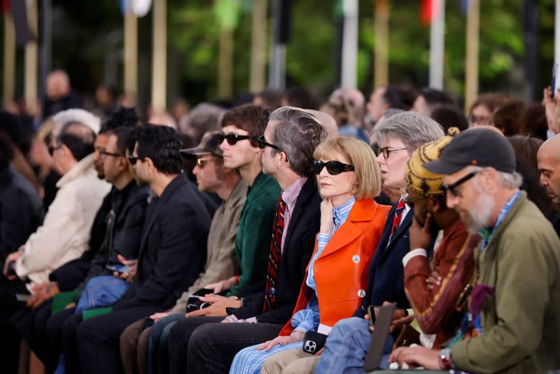 Louis Vuitton collection show during Men's Fashion Week in Paris