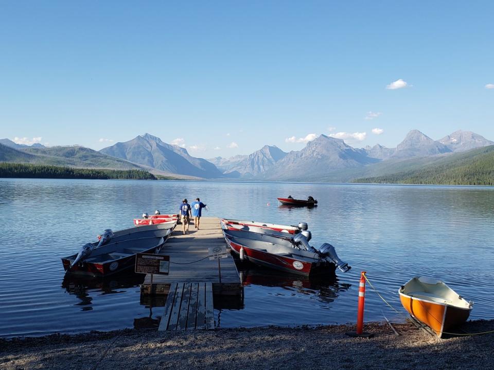 The cool water of Lake McDonald in Glacier National Park (Simon and Susan Veness)