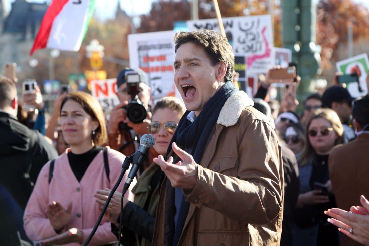 Justin Trudeau has said Canada will continue to invest in the fight against election interference (AFP via Getty Images)