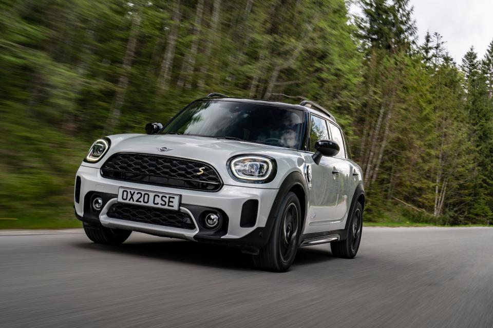 The Mini Countryman plug-in hybrid SUV.