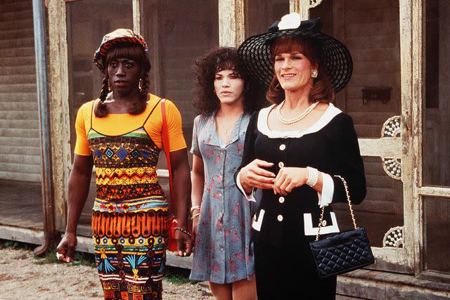 <p>Universal/Amblin/Kobal/Shutterstock</p> From L: Wesley Snipes, John Leguizamo and Patrick Swayze in <em>To Wong Foo, Thanks for Everything! Julie Newmar</em> (1995)
