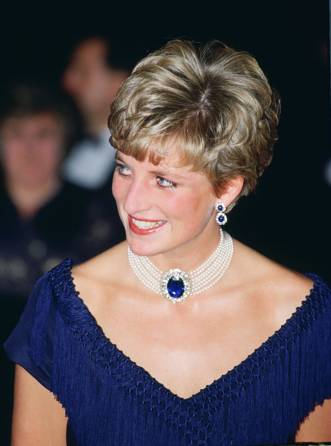 princess diana in the earrings