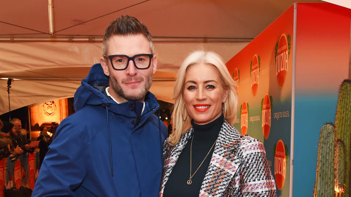 Denise Van Outen has announced that she and partner Eddie Boxshall have split after seven years together. (David M. Benett/Getty Images)