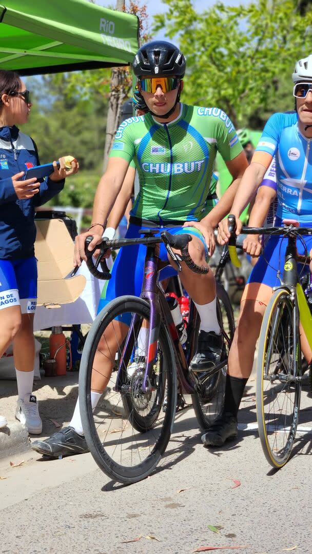 Simón García, una de las jóvenes promesas del ciclismo argentino