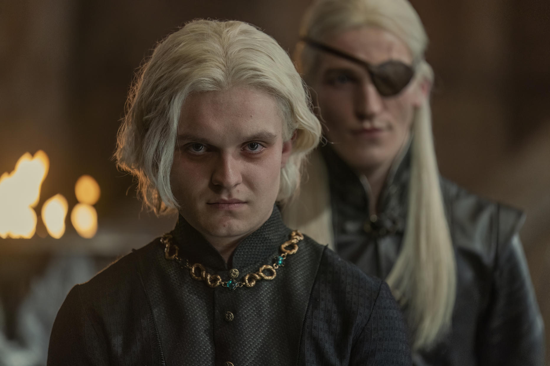 Tom Glynn-Carney as Prince Aegon Targaryen in House of the Dragon. (Sky/HBO)