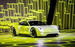 Porsche Mission E concept, 2015 Frankfurt Auto Show