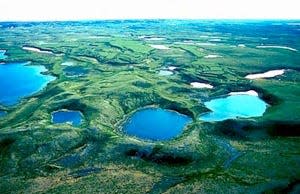 Examples of “kettle” lakes.