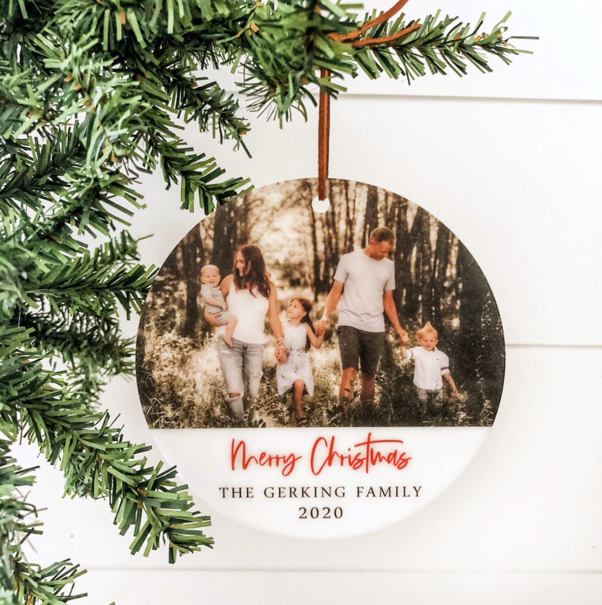 Personalized Family Christmas Ornament