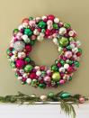 <p>Skip traditional crimson to put a fresh spin on a <a href="https://www.housebeautiful.com/entertaining/holidays-celebrations/g2787/christmas-wreaths/" rel="nofollow noopener" target="_blank" data-ylk="slk:Christmas wreath;elm:context_link;itc:0;sec:content-canvas" class="link ">Christmas wreath</a>. Branch out with pink and green baubles, and add in a few silvery accents.</p><p>See more at <a href="http://www.goodhousekeeping.com/holidays/christmas-ideas/g1943/christmas-wreath-projects/" rel="nofollow noopener" target="_blank" data-ylk="slk:Good Housekeeping;elm:context_link;itc:0;sec:content-canvas" class="link ">Good Housekeeping</a>. </p>