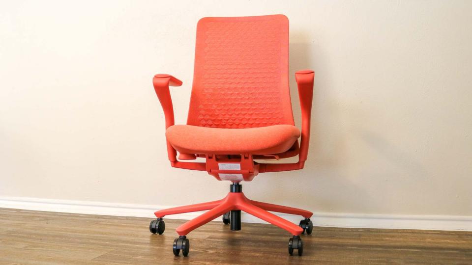 A picture of the Branch Verve Chair in coral