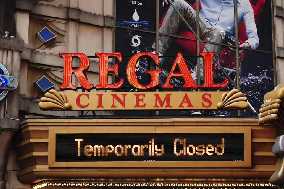 Photo by: John Nacion/STAR MAX/IPx 2020 10/4/20 AMC and Cinemark are under pressure after rival movie theater Cineworld announced the closure of its more than 500 U.S. Regal theaters as studios continue to delay major releases such as the new James Bond movie, 