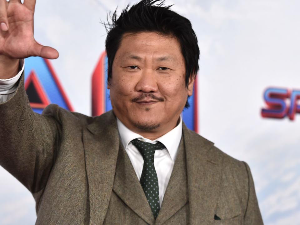 Benedict Wong at the red carpet premiere for "Spider-Man: No Way Home" in December 2021.