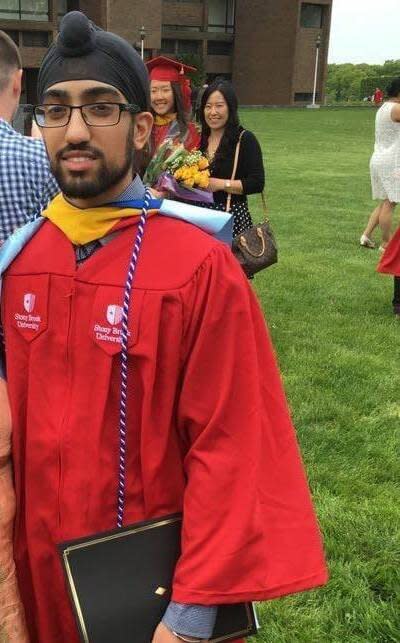 Gurvinder Grewal of Stony Brook, N.Y., was not allowed inside Harbor Grill in Port Jefferson because of his turban. (Photo: Courtesy of Gurvinder Grewal)