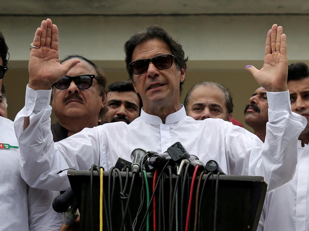 Cricket star-turned-politician Imran Khan: Reuters