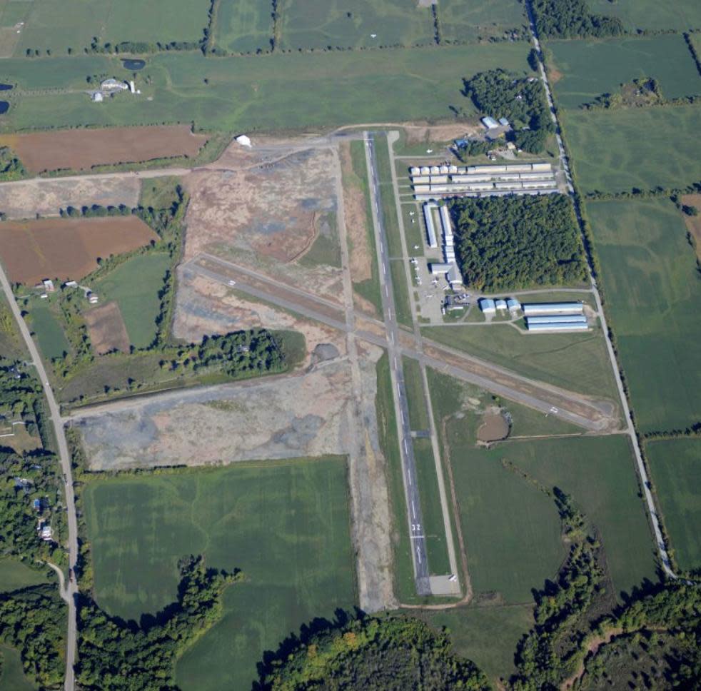 The Burlington Executive Airport, also called the Burlington Airpark, is located on Bell School Line. (Burlington Executive Airport - image credit)