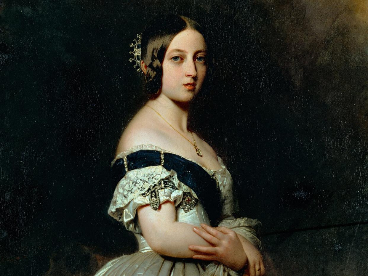 Queen Victoria of England, 1842. Musee National du Chateau, Versailles, France